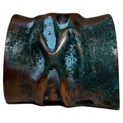 1960s Modernist Copper Cuff Bracelet Style Ellamarie Woolley
