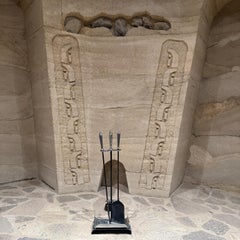 1960s Modernist Fireplace Tool Set