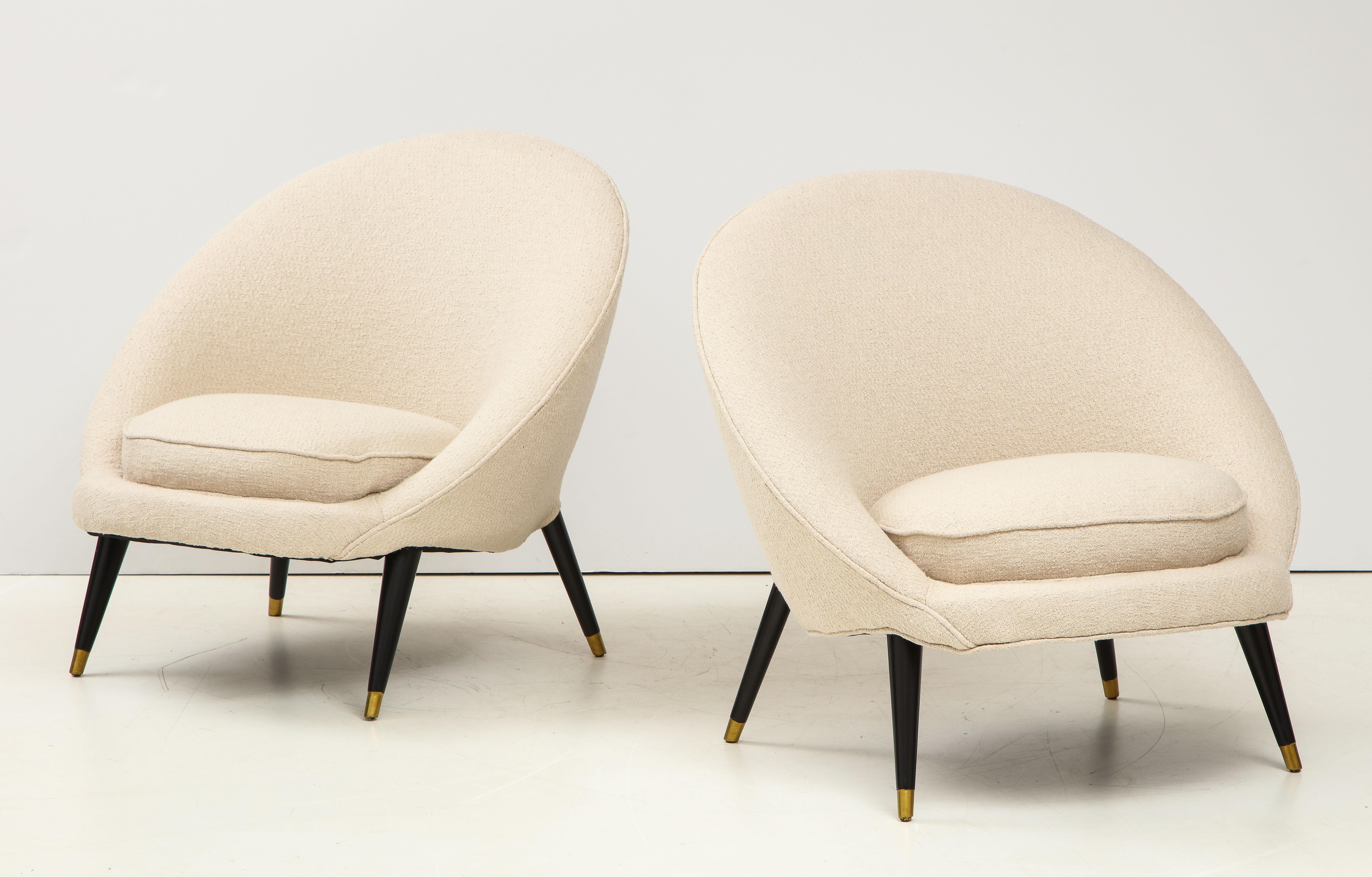 1960s Modernist French Lounge Chairs 2