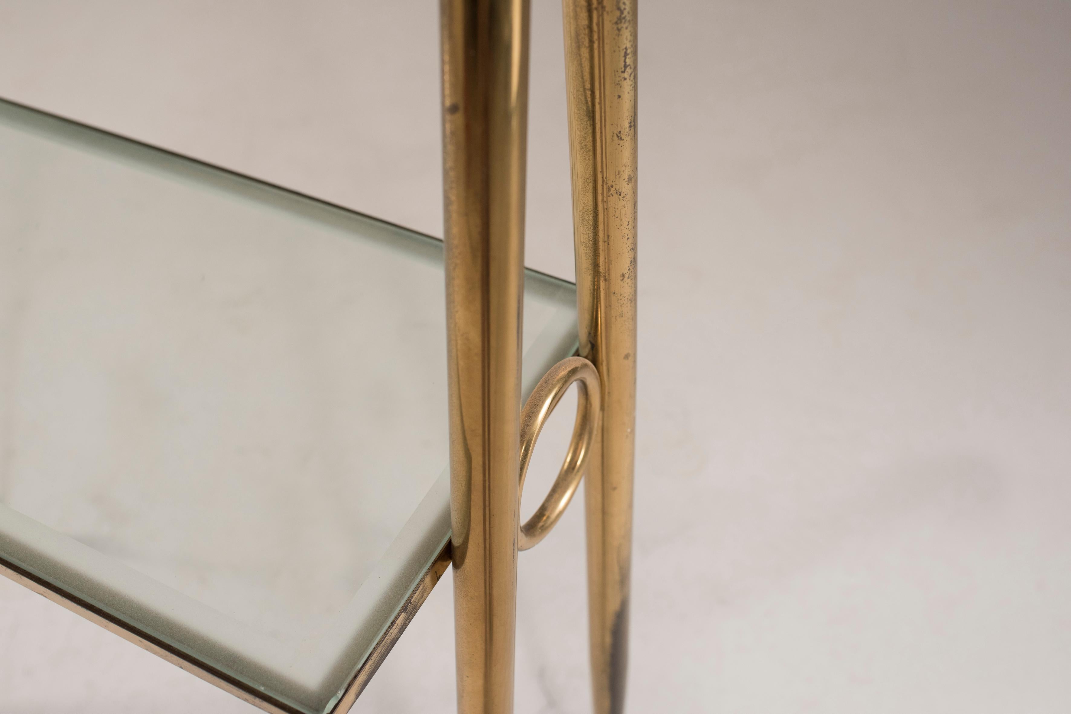 1960s Modernist Italian Cocktail Bar Set Cabinet and stools Gio Ponti Manner 9