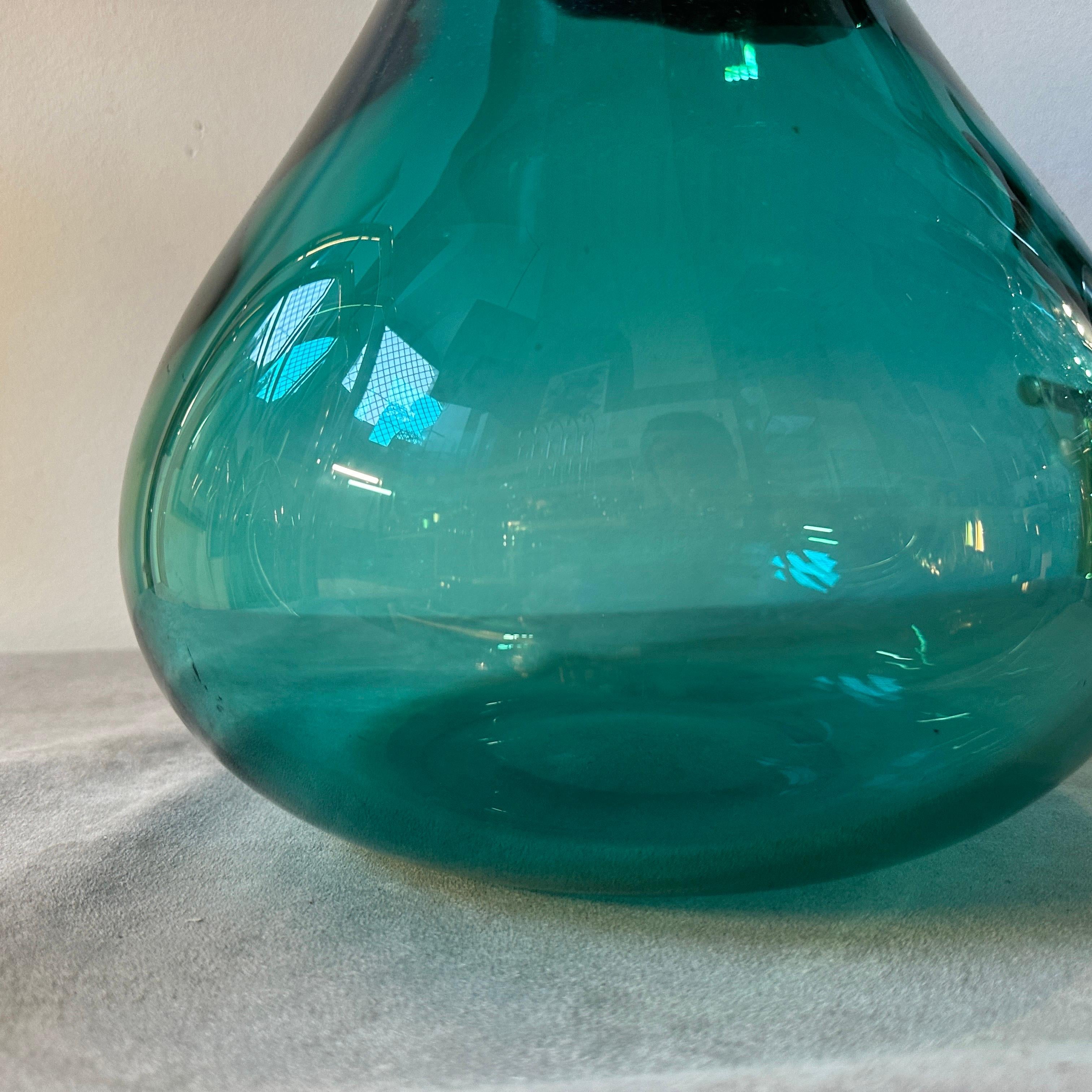 1960s Modernist Murano Glass Incalmo Vase by Alfredo Barbini 5