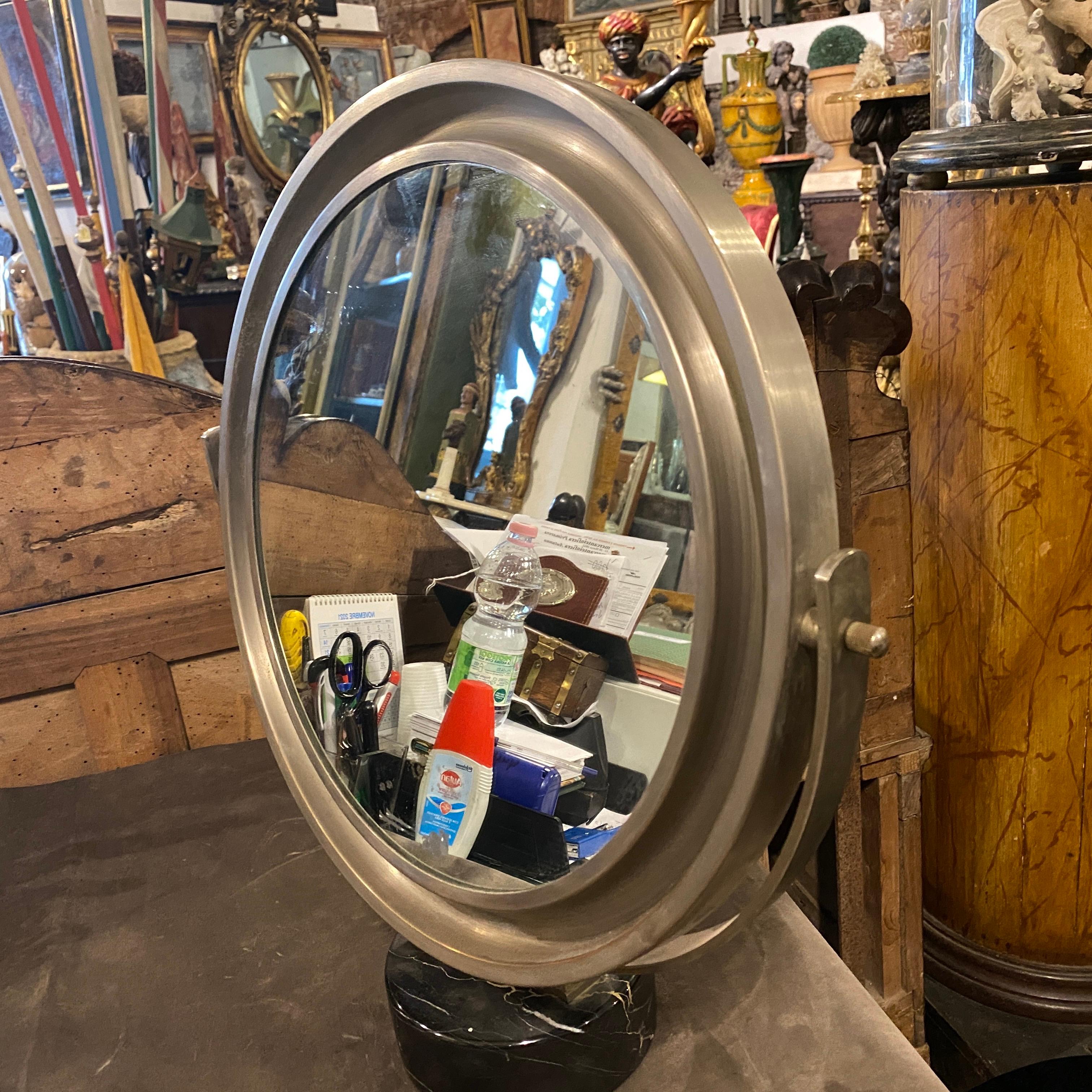 1960s Modernist Narciso Table Mirror by Sergio Mazza for Artemide In Good Condition In Aci Castello, IT