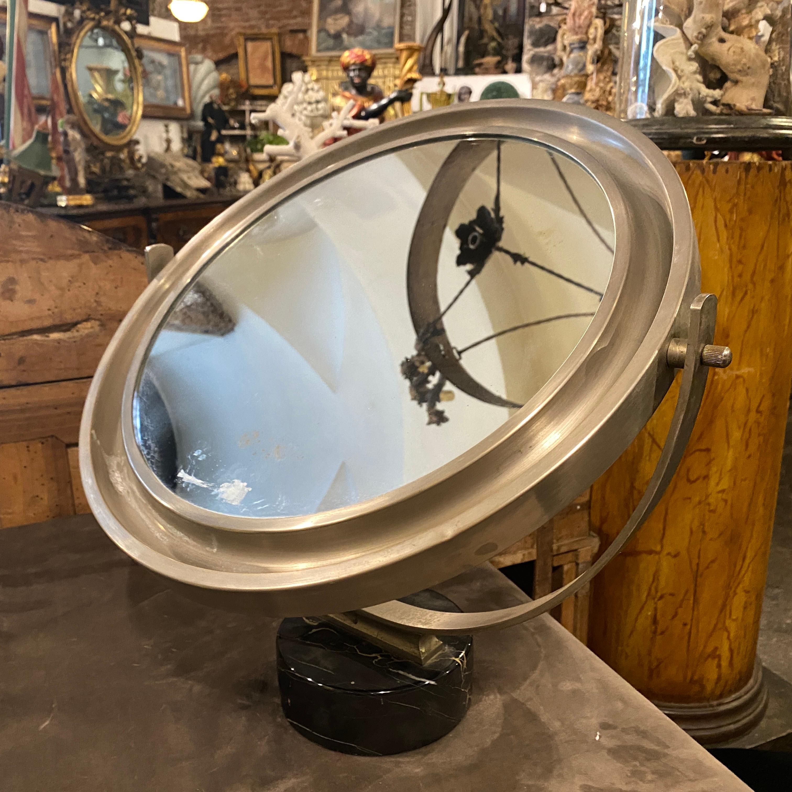 20th Century 1960s Modernist Narciso Table Mirror by Sergio Mazza for Artemide