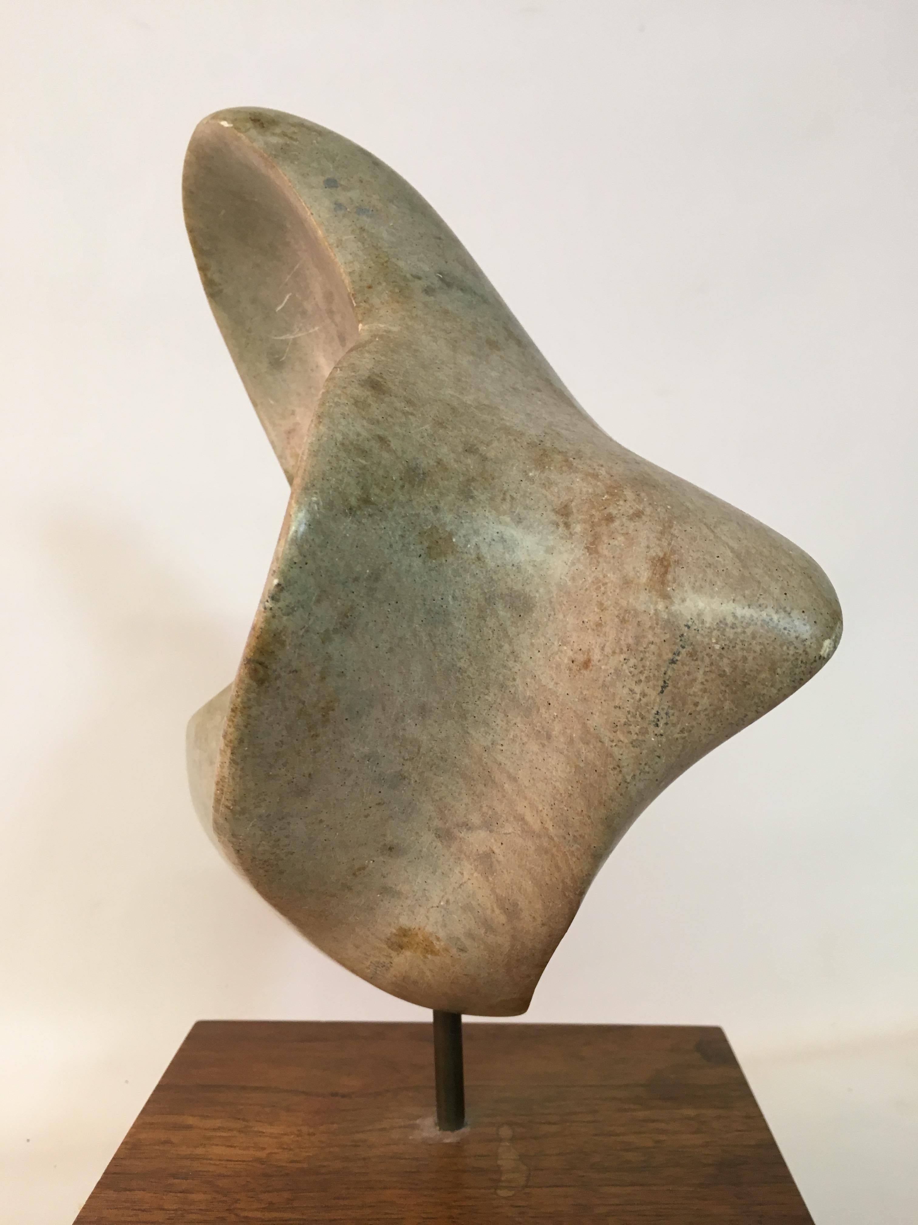 Marble 1960s Modernist Organic Abstract Sculpture