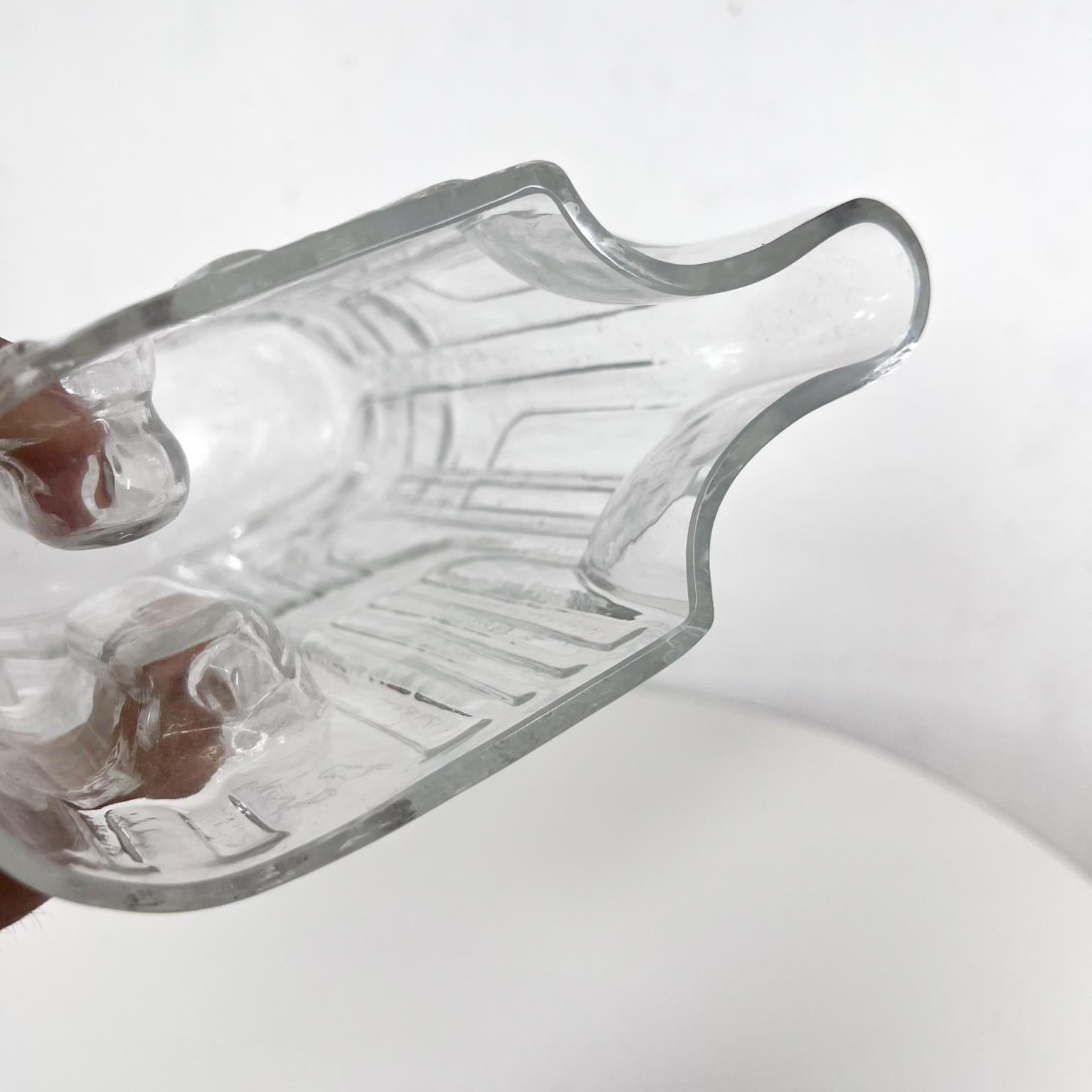 Pichet en cristal d'art moderniste des années 1960 par C.J. Riedel pour Riedel en vente 8