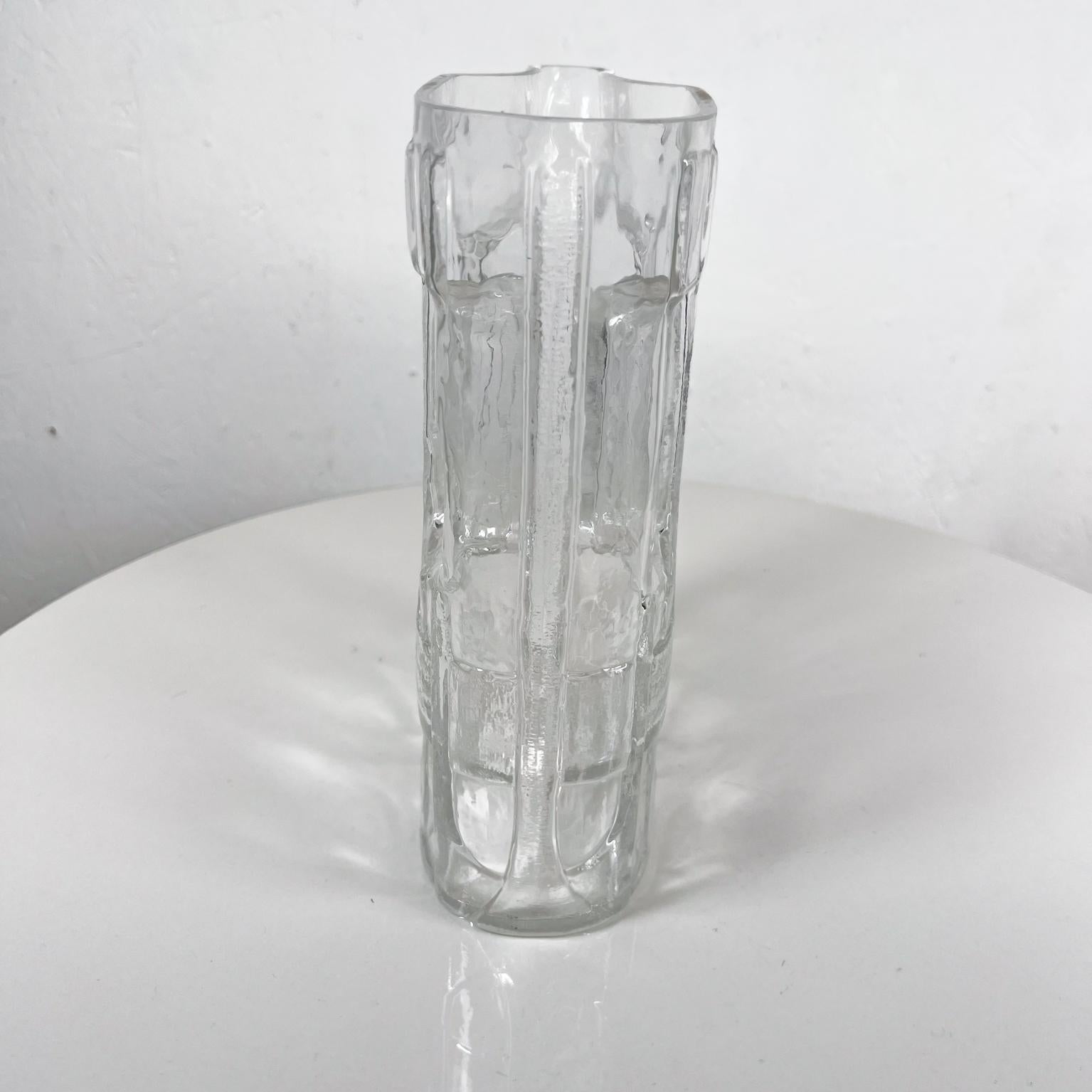 1960s Modernist Pitcher Art Glass Crystal by C.J. Riedel for Riedel For Sale 2