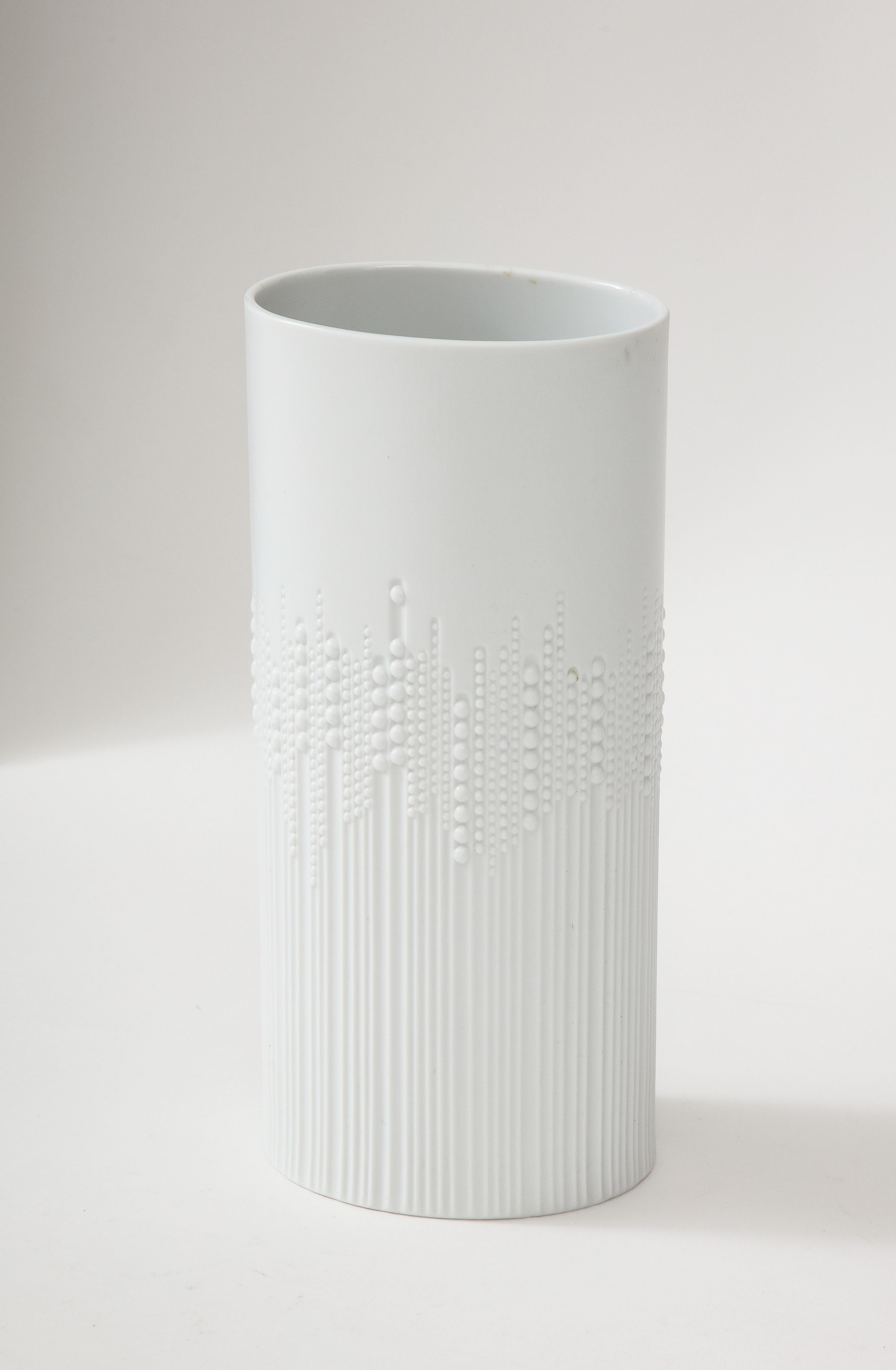 Mid-20th Century 1960's Modernist Porcelain Vases Collection by Rosenthal For Sale