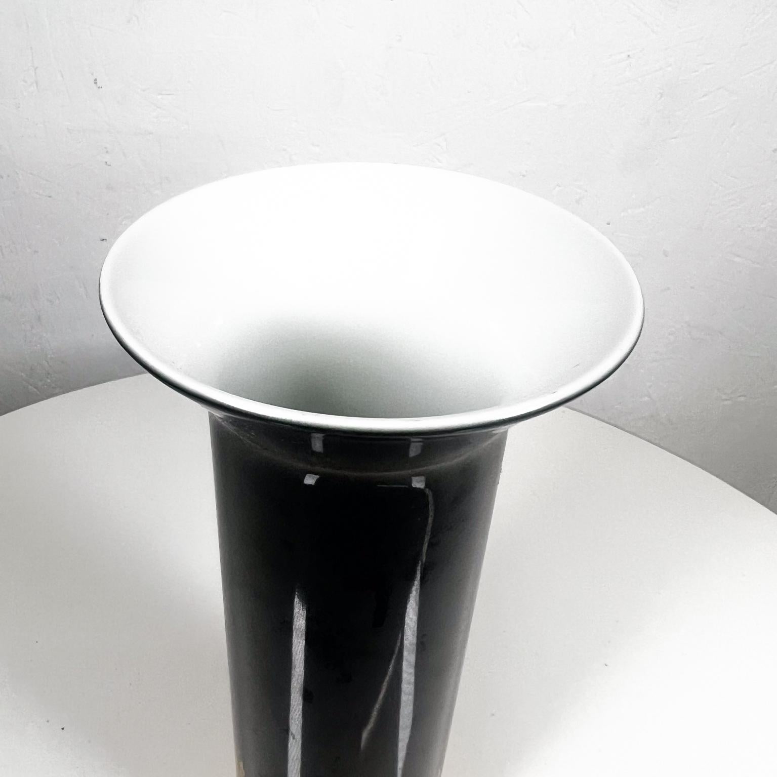 1960s Modernist Rosenthal Studio Vase Hans Theo Baumann Germany In Good Condition For Sale In Chula Vista, CA