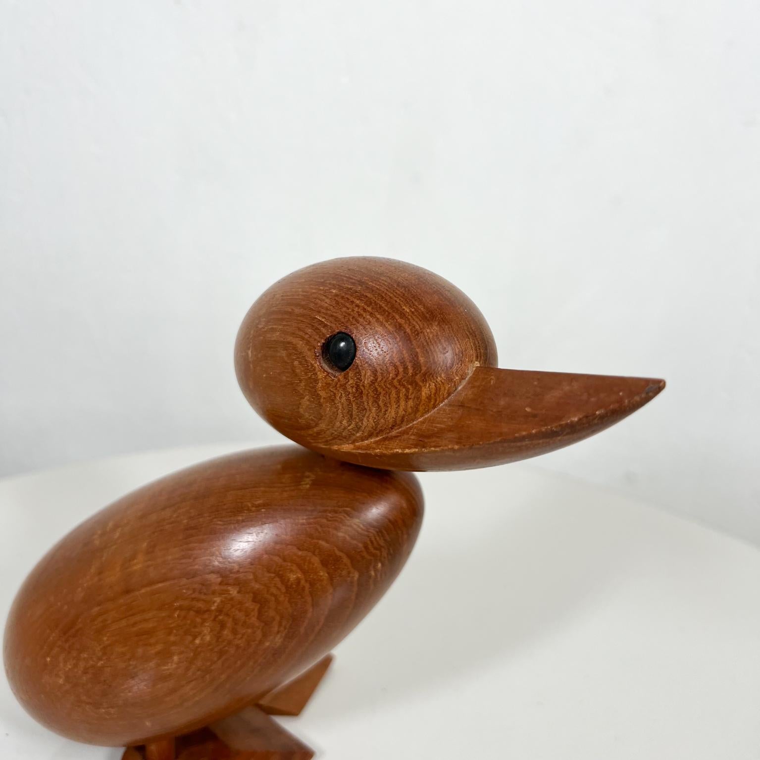 1960s Modernist Style of Hans Bolling Teakwood Duck Denmark 4