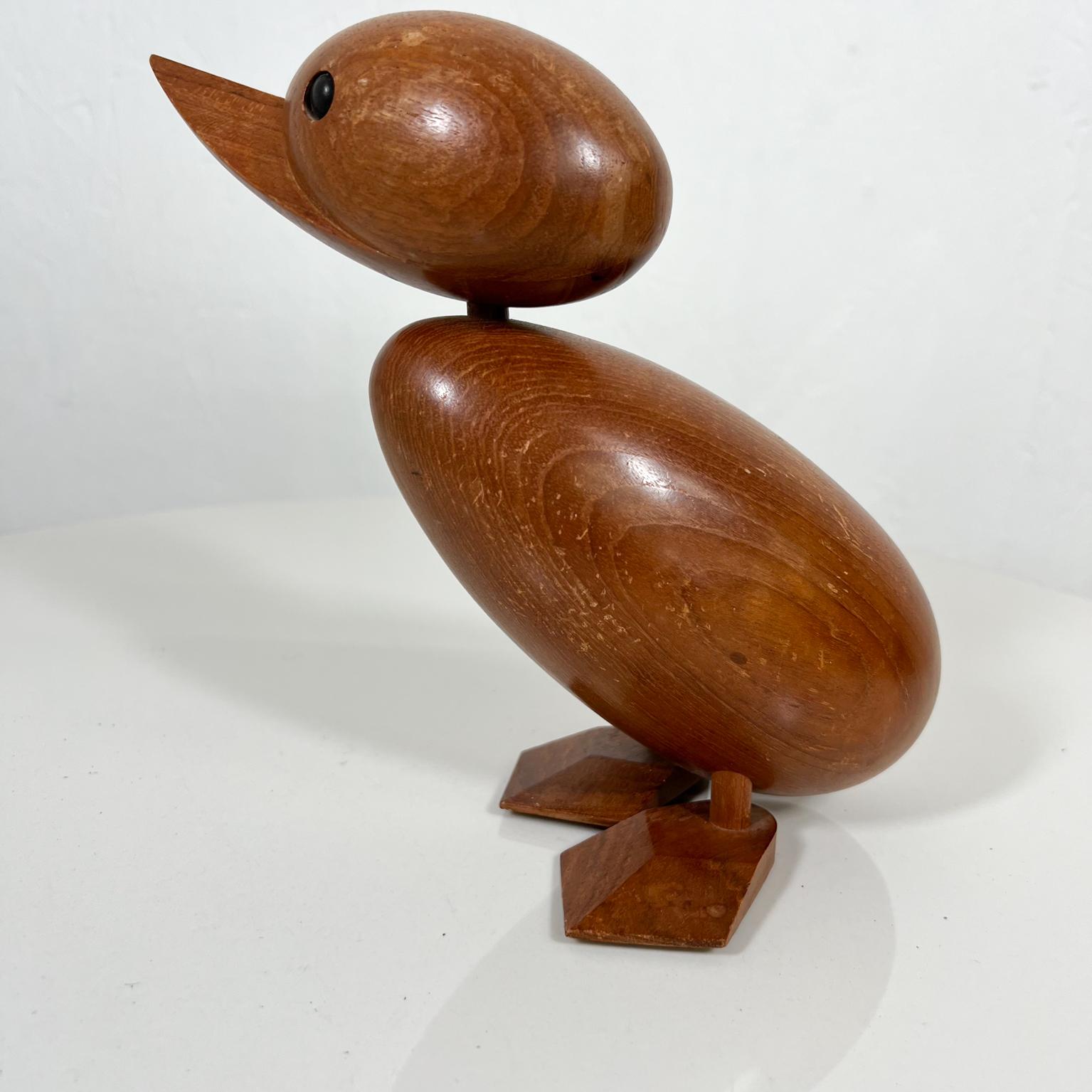 Mid-Century Modern 1960s Modernist Style of Hans Bolling Teakwood Duck Denmark