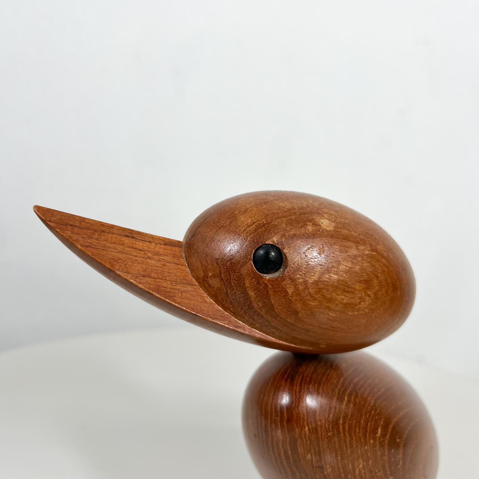 Mid-20th Century 1960s Modernist Style of Hans Bolling Teakwood Duck Denmark