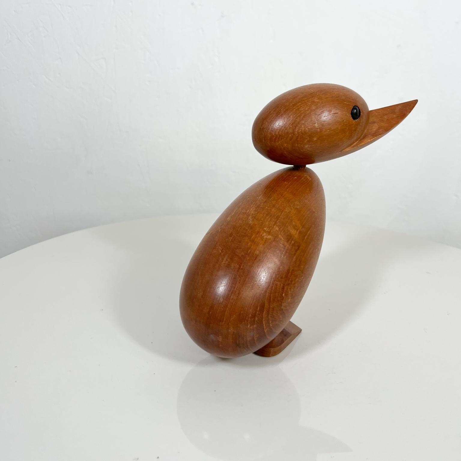 Mid-20th Century 1960s Modernist Style of Hans Bolling Teakwood Duck Denmark