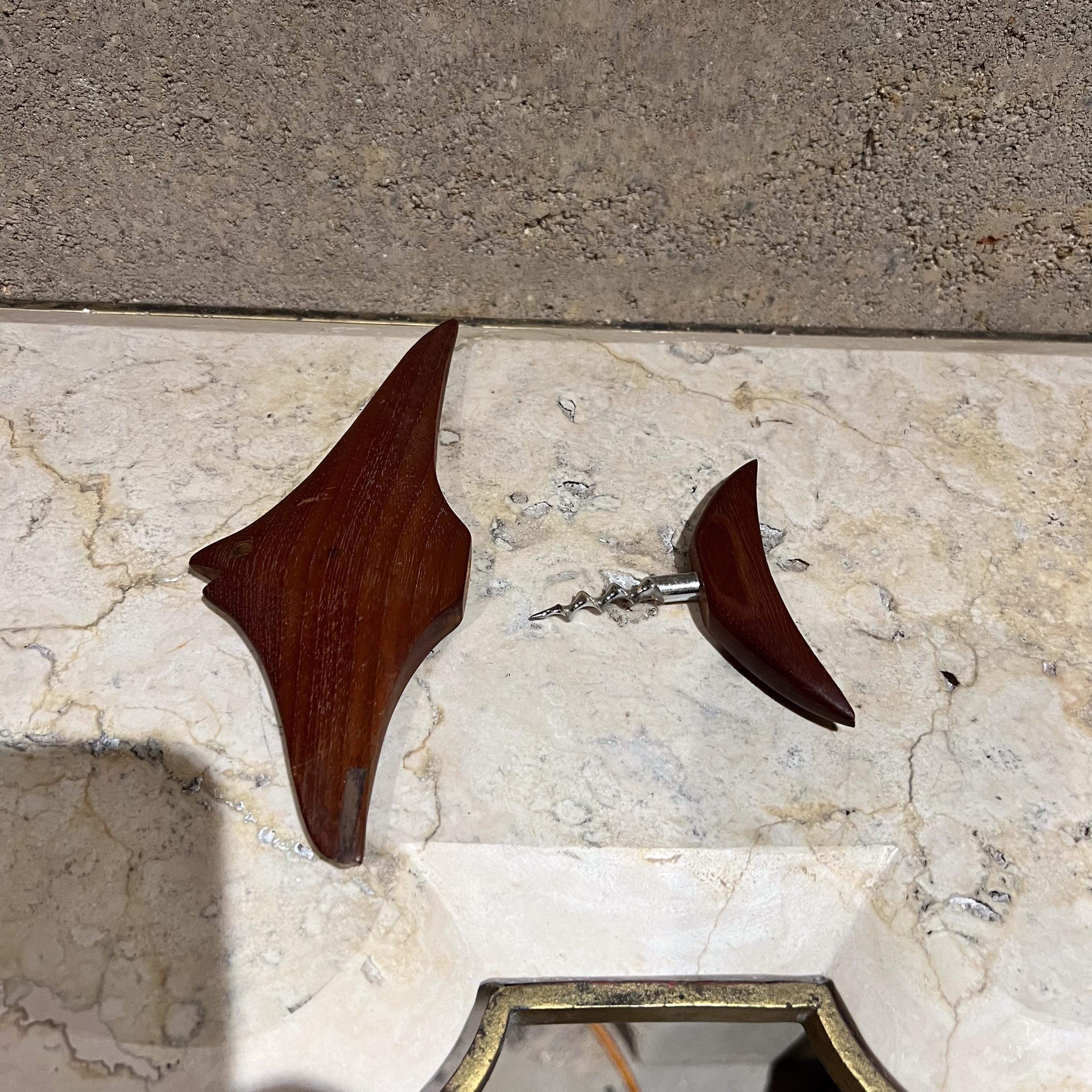 Danish 1960s Modernist Teak Fish Bottle Opener For Sale