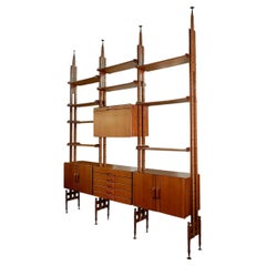 Vintage 1960s Modular Italian wall Unit Claustra