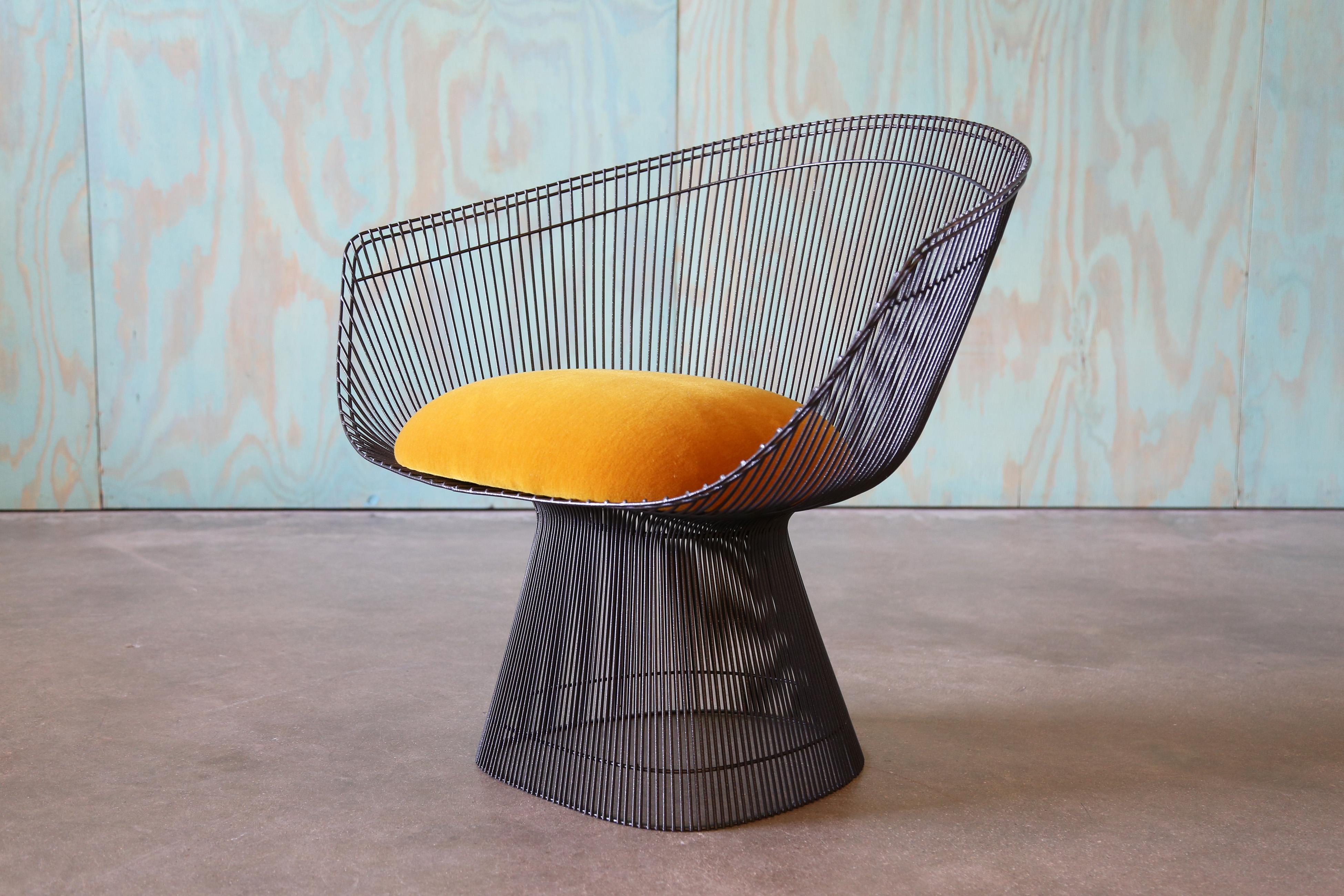 Sillón de Mohair Warren Platner para Knoll de los años 60 Mid Century Modern en Bueno estado para la venta en Virginia Beach, VA