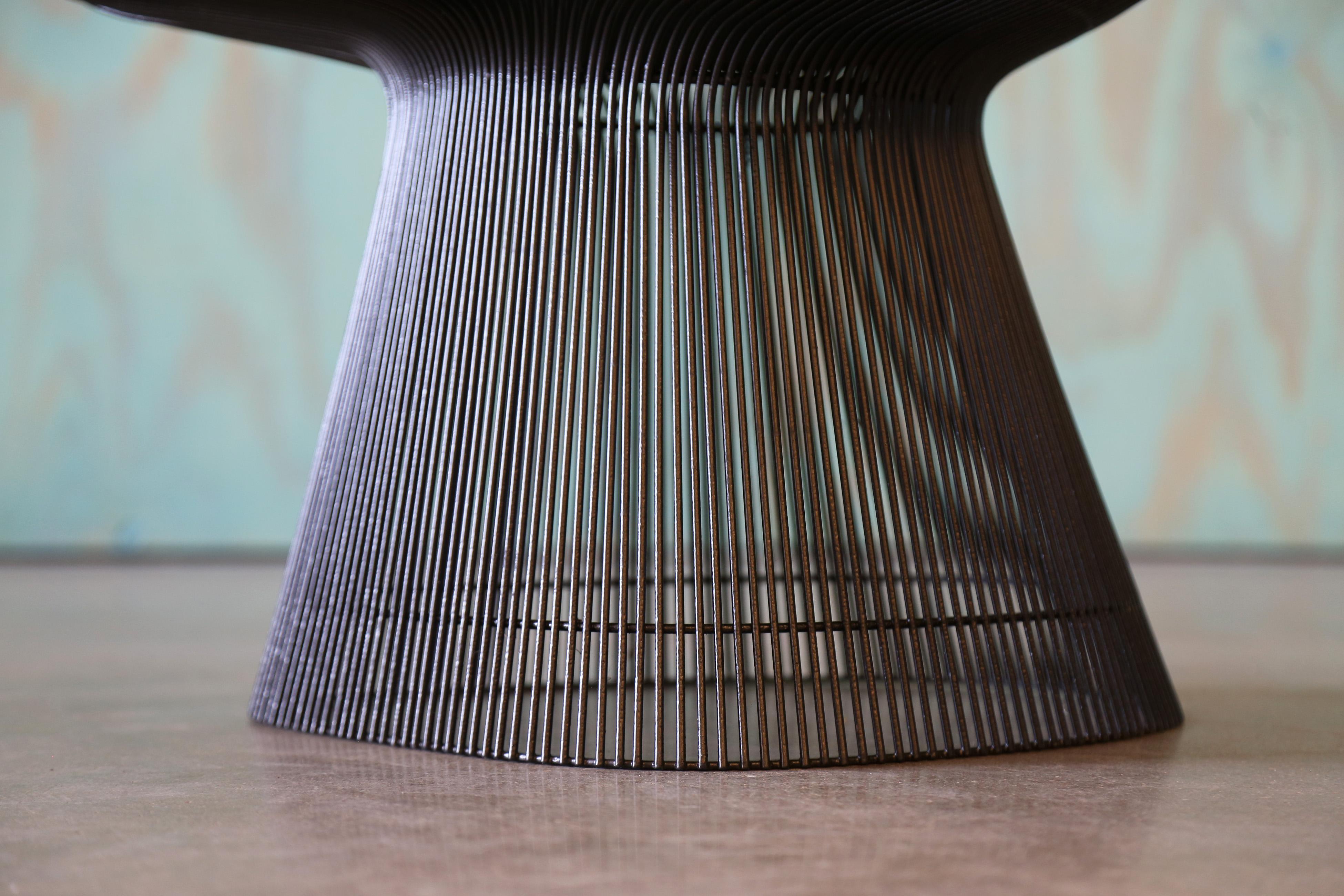 Sillón de Mohair Warren Platner para Knoll de los años 60 Mid Century Modern en venta 2