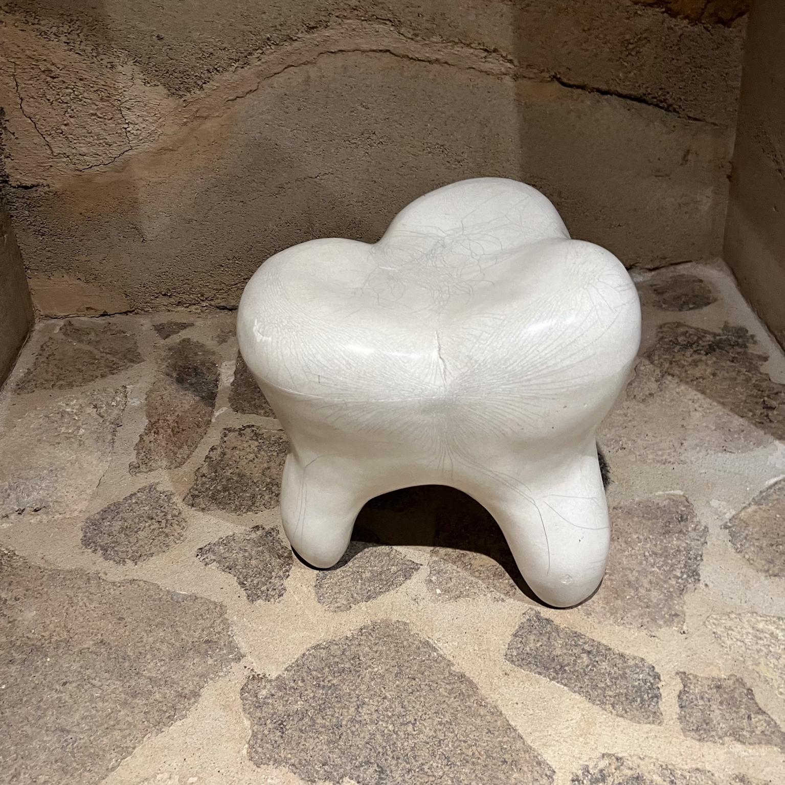1960s Molded Plastic Tooth Stool Pop Art by Gardner-Felts North Carolina 9