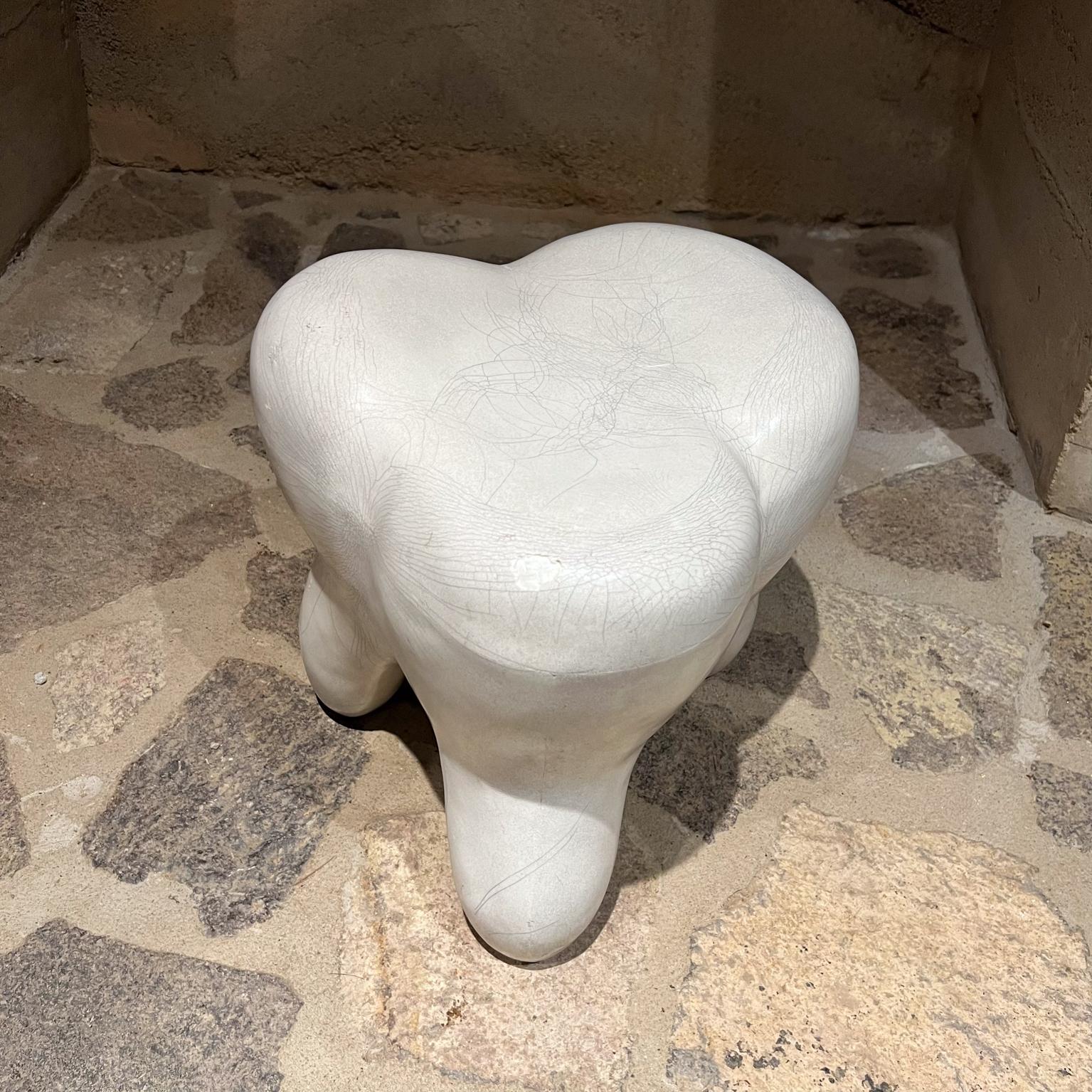1960s Molded Plastic Tooth Stool Pop Art by Gardner-Felts North Carolina 12