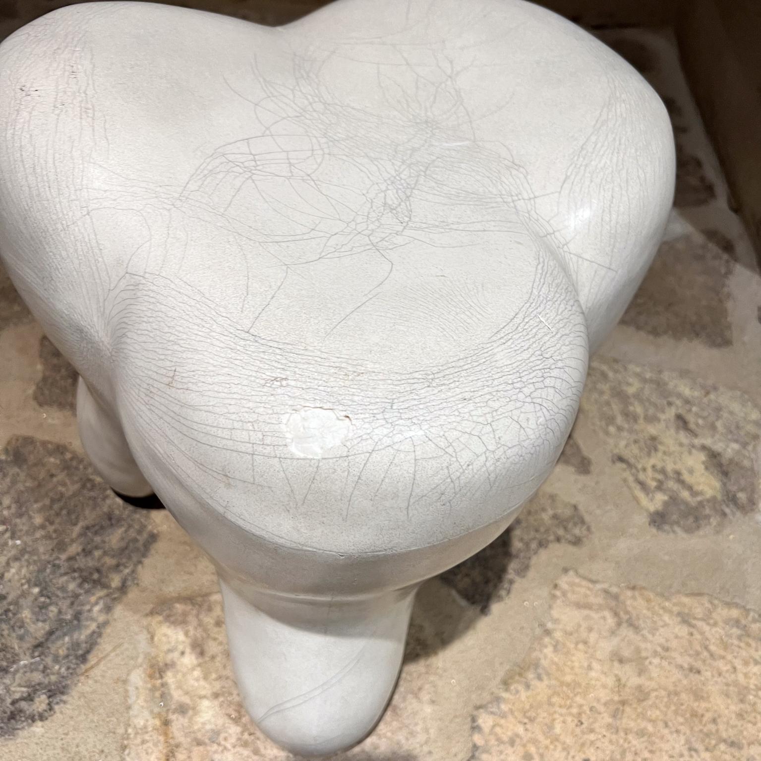 1960s Molded Plastic Tooth Stool Pop Art by Gardner-Felts North Carolina 14