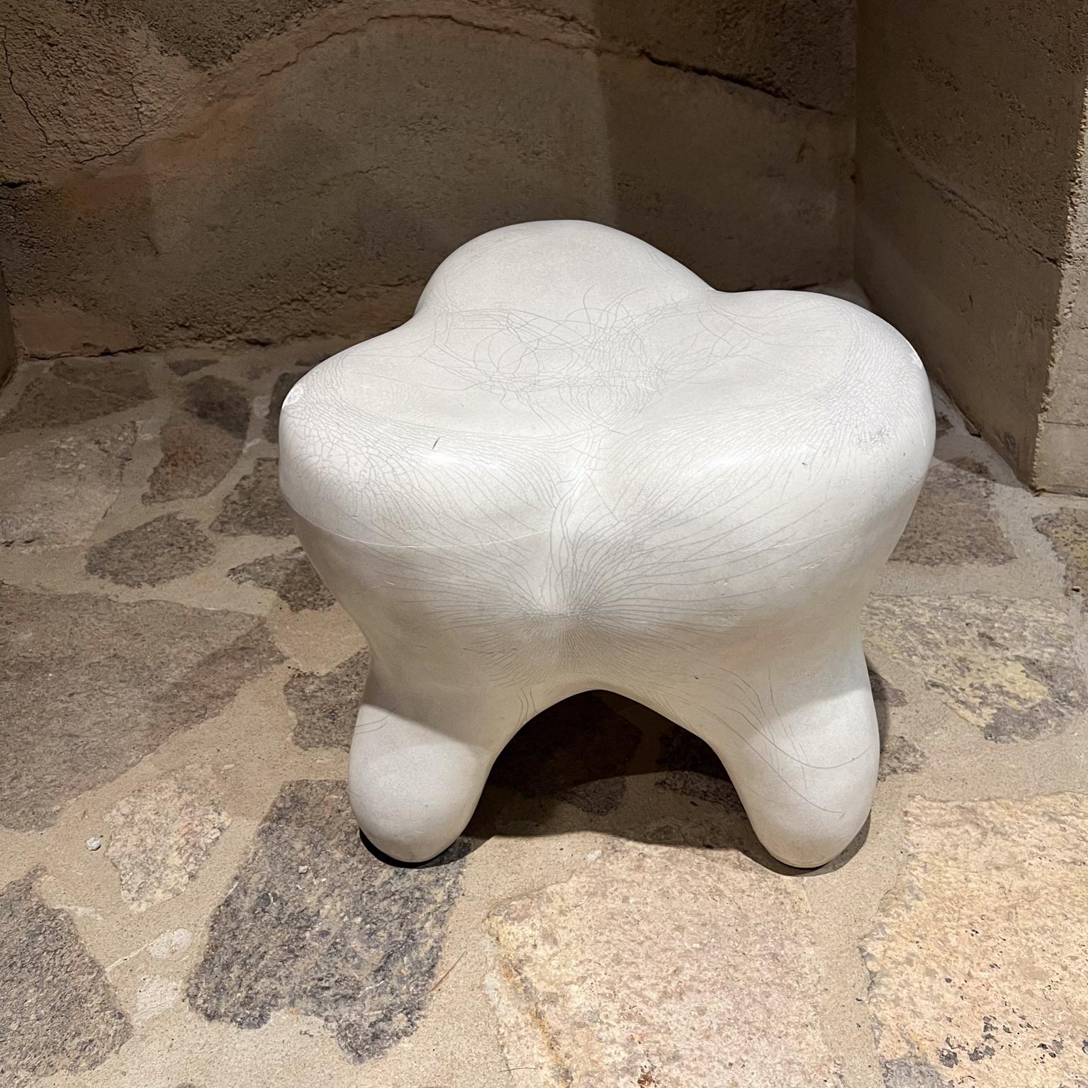 1960s Molded Plastic Tooth Stool Pop Art by Gardner-Felts North Carolina 1