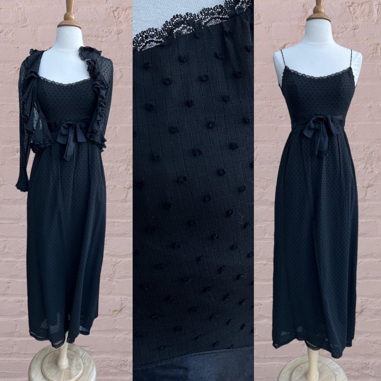 1960s Mollie Parnis swiss dot dress For Sale 7