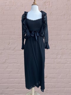 Mollie Parnis Swiss Dot Dress