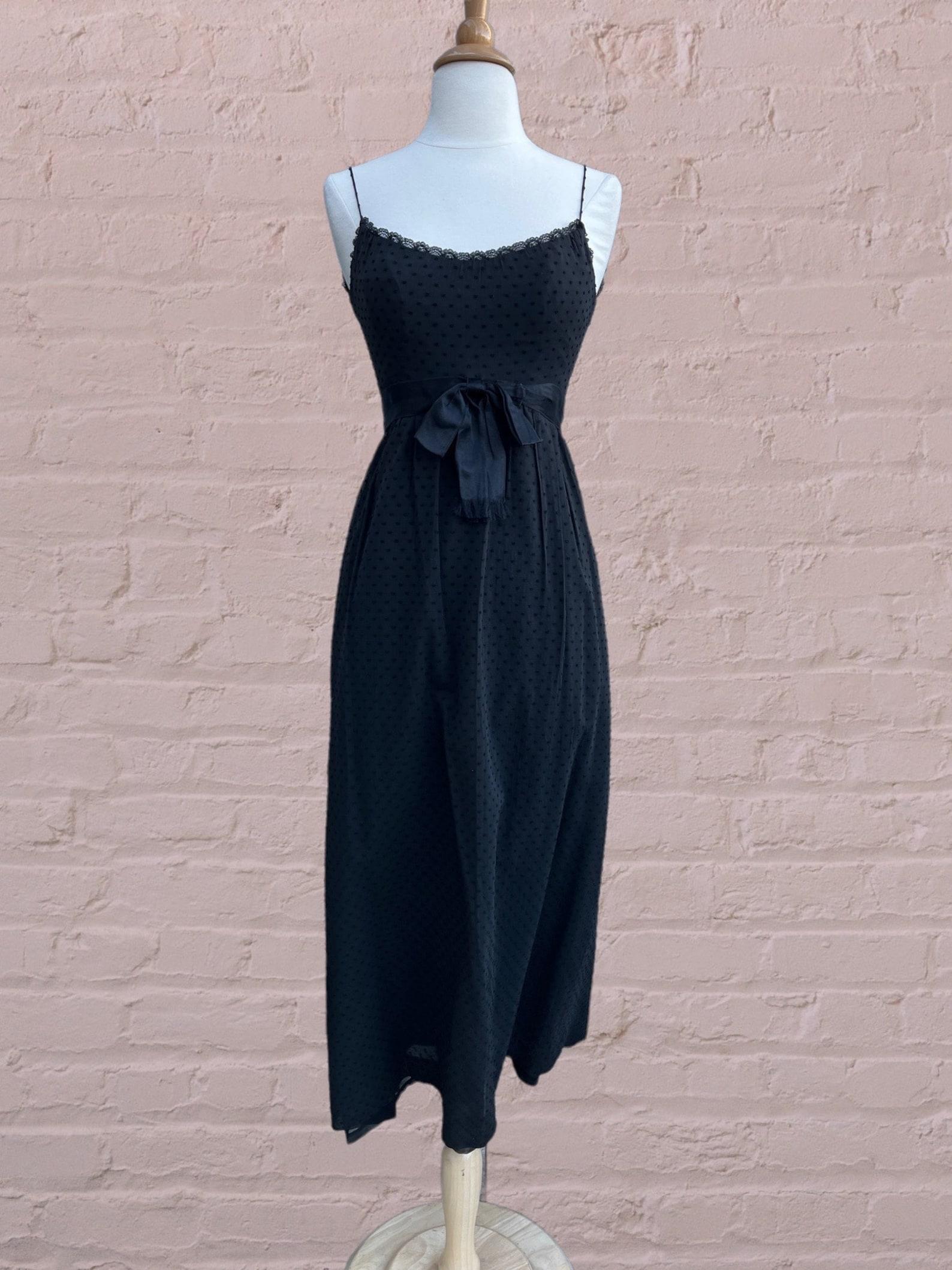 1960s Mollie Parnis swiss dot dress For Sale 3