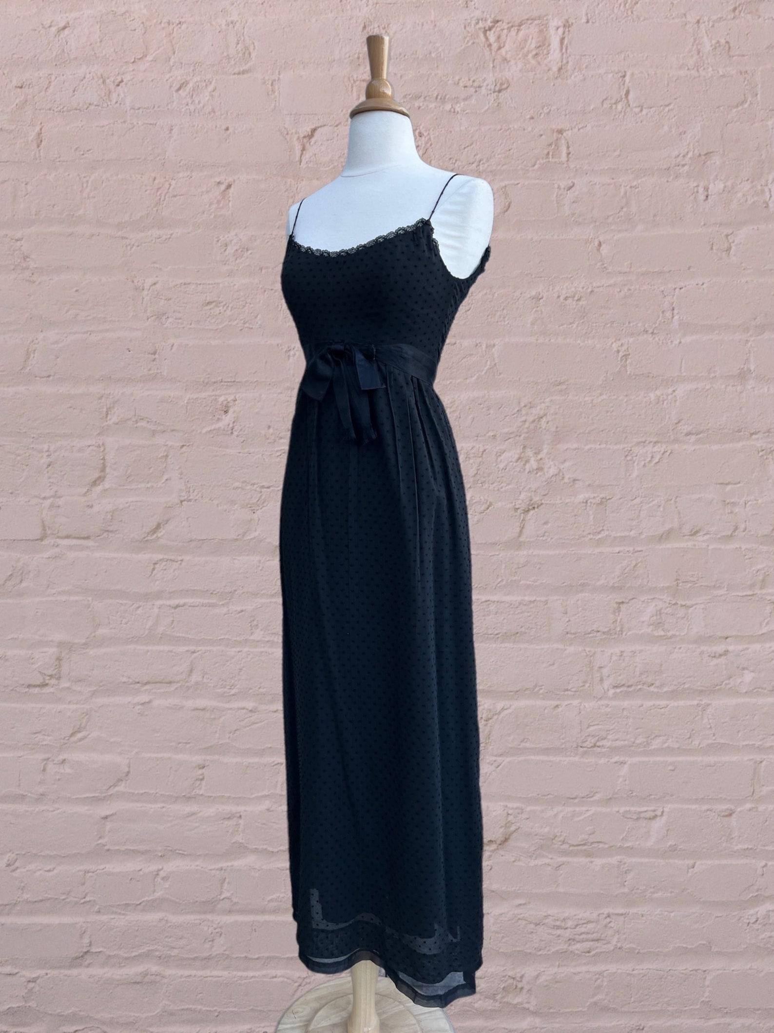 1960s Mollie Parnis swiss dot dress For Sale 4