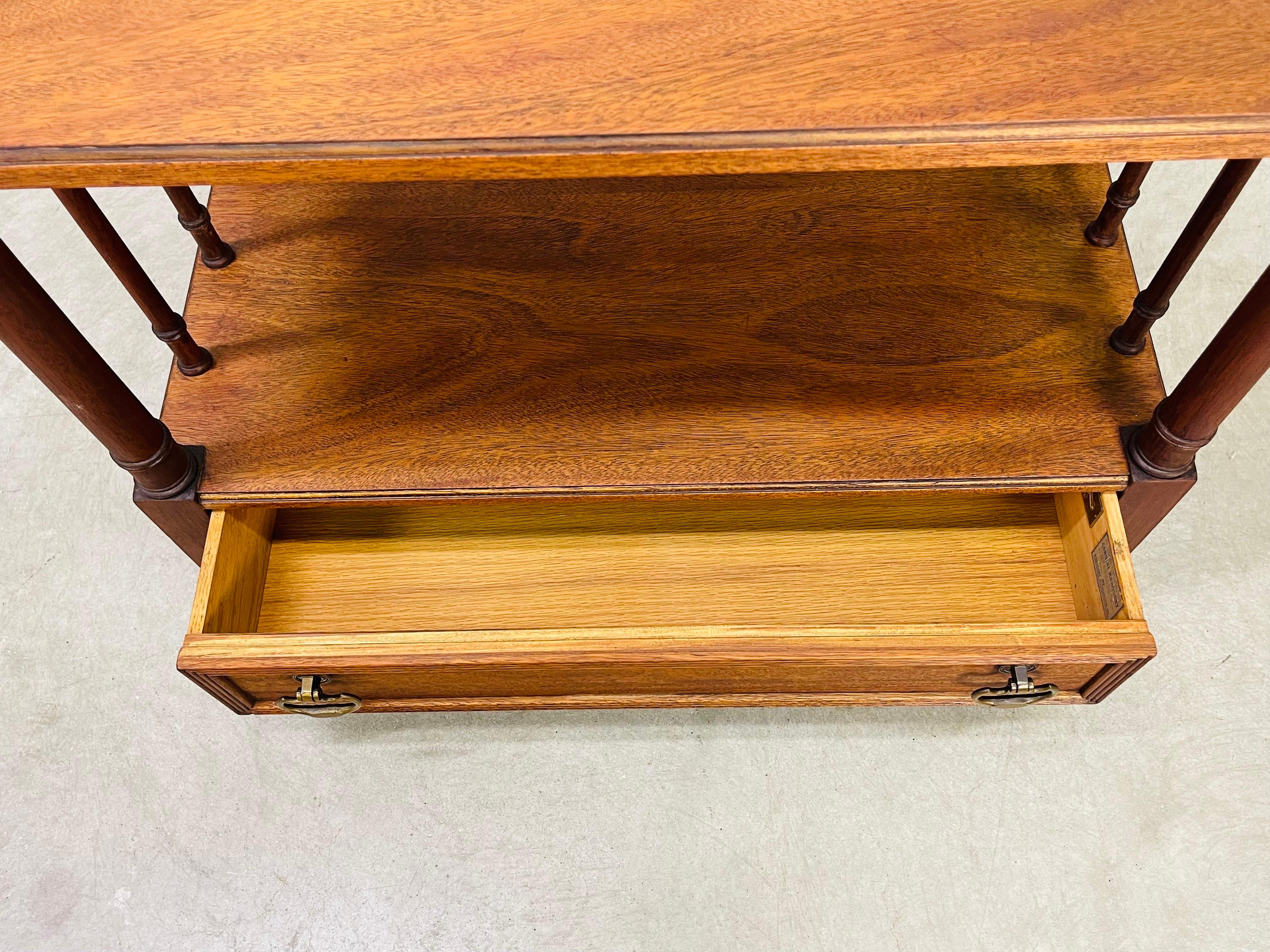 Mid-Century Modern 1960s Morganton Tidewater Collection Side Table For Sale