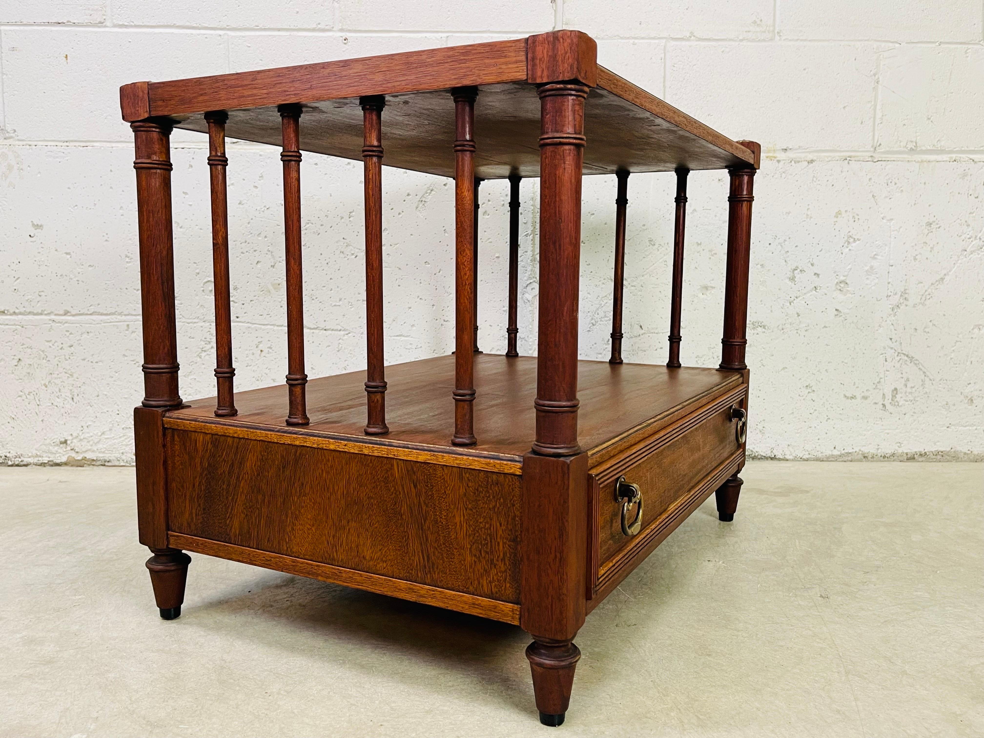 20th Century 1960s Morganton Tidewater Collection Side Table For Sale