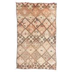 The Desert Mosaic: A Vintage Beni Ourain Moroccan Masterpiece of Tribal Poetry