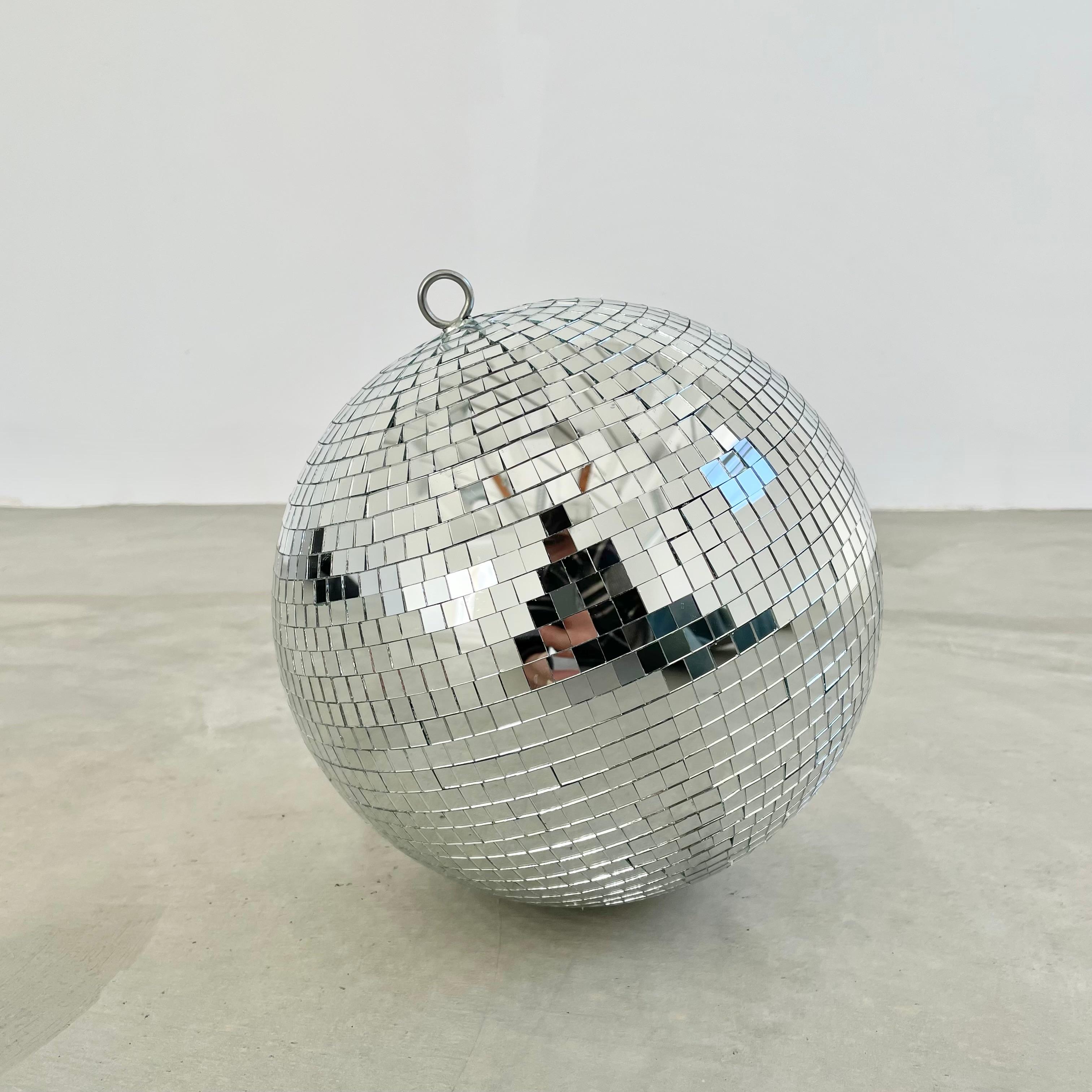 Metal 1960s Mosaic Glass Disco Ball