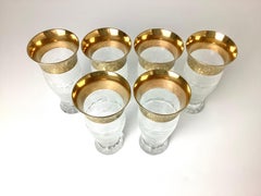 1960s Moser Cut Crystal Splendid Water Glasses Set of 6