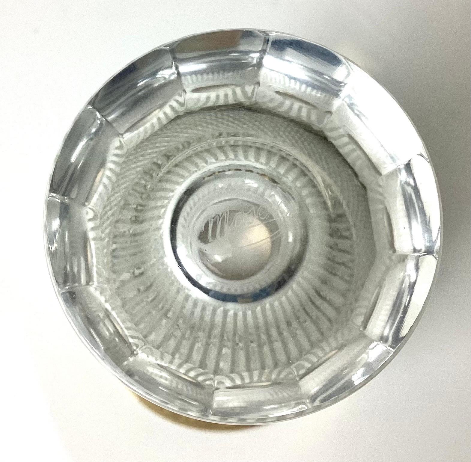 Juego de 6 vasos de agua Splendid de cristal tallado Moser de los años 60 mediados del siglo XX en venta
