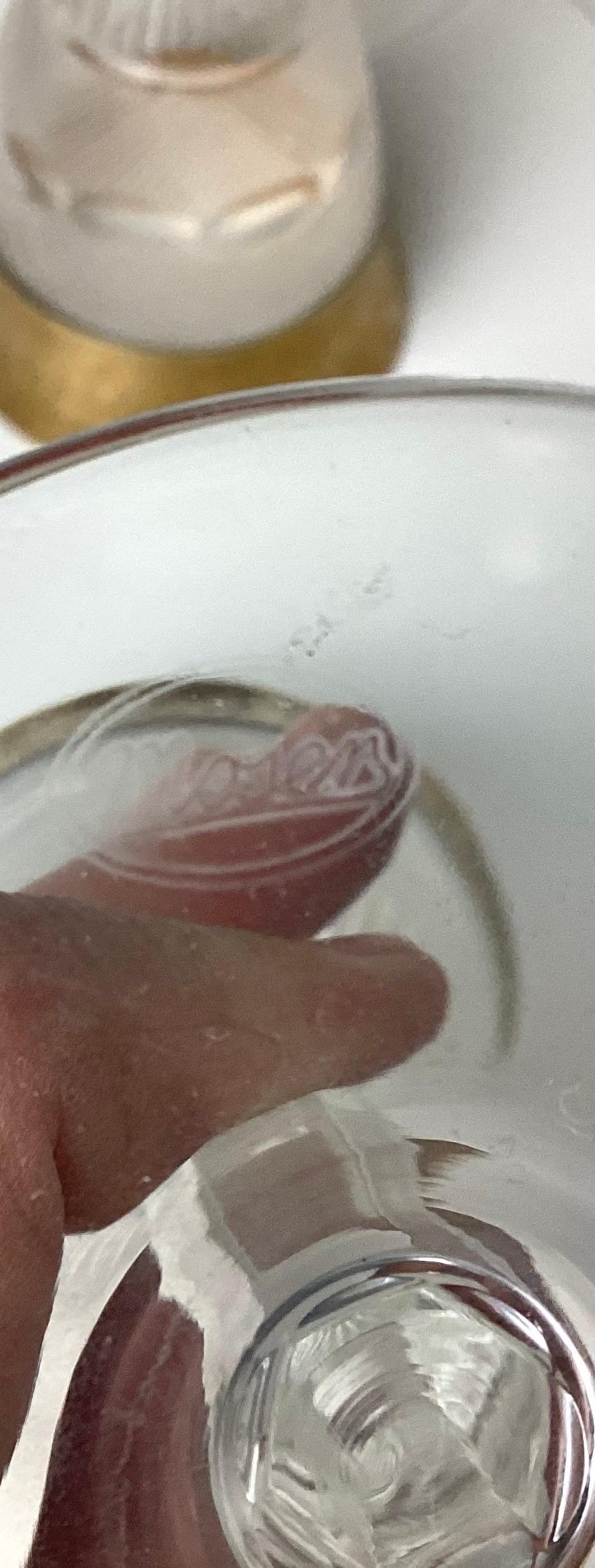 Juego de 6 copas de vino Splendid de cristal tallado Moser de los años 60 Cristal en venta