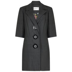 1960s Mr Blackwell Coatdress with Statement Buttons