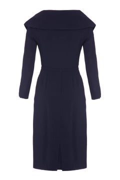 1960s Mr Mort Navy Dress and Jacket Suit