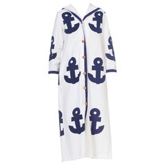 1960s Mr. Mort Navitical Ancor Coat Dress