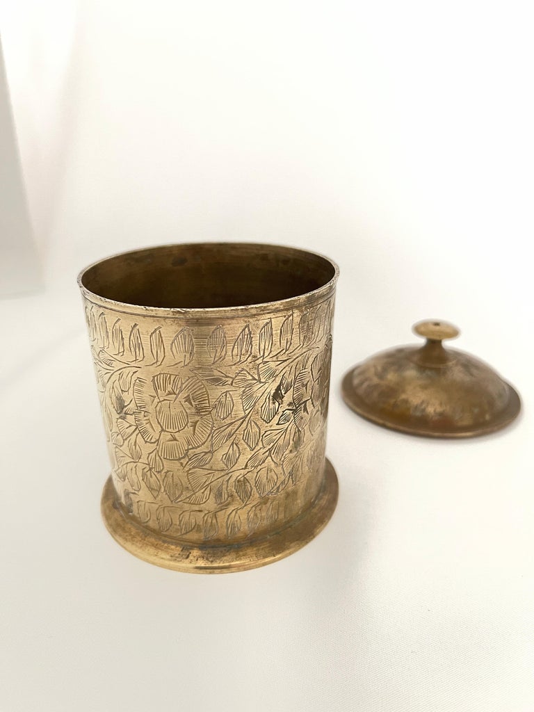 indian cigarette holder 1960s Mughal Style Indian Brass Cigarette Holder / Trinket Box For Sale at  1stDibs
