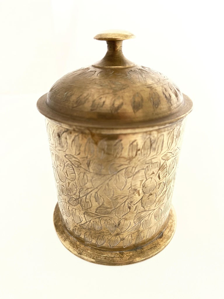indian cigarette holder 1960s Mughal Style Indian Brass Cigarette Holder / Trinket Box For Sale at  1stDibs