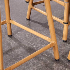 1960s Mullca Desert Camel Low Stacking Stool, Set of Six