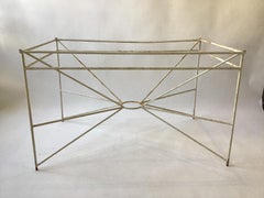 1960s Multi Rod Sculptural Iron Outdoor Table