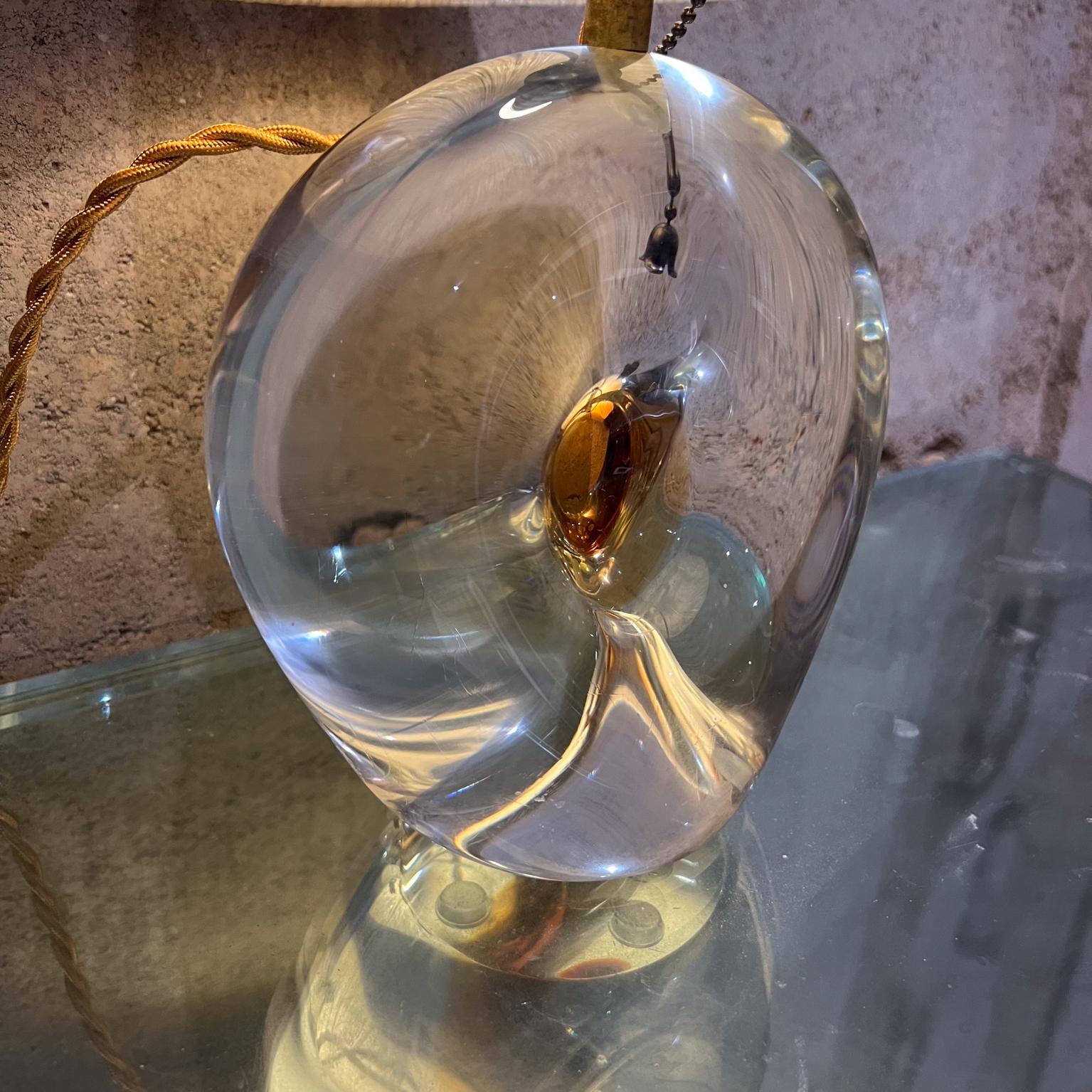 Mid-20th Century 1960s Murano Art Glass BAK Table Lamp Lamparas Mexico City For Sale