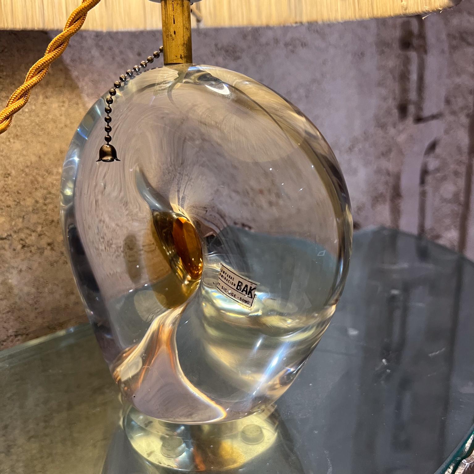 Lampes de bureau BAK en verre d'art de Murano des années 1960, Lamparas Mexico City en vente 2