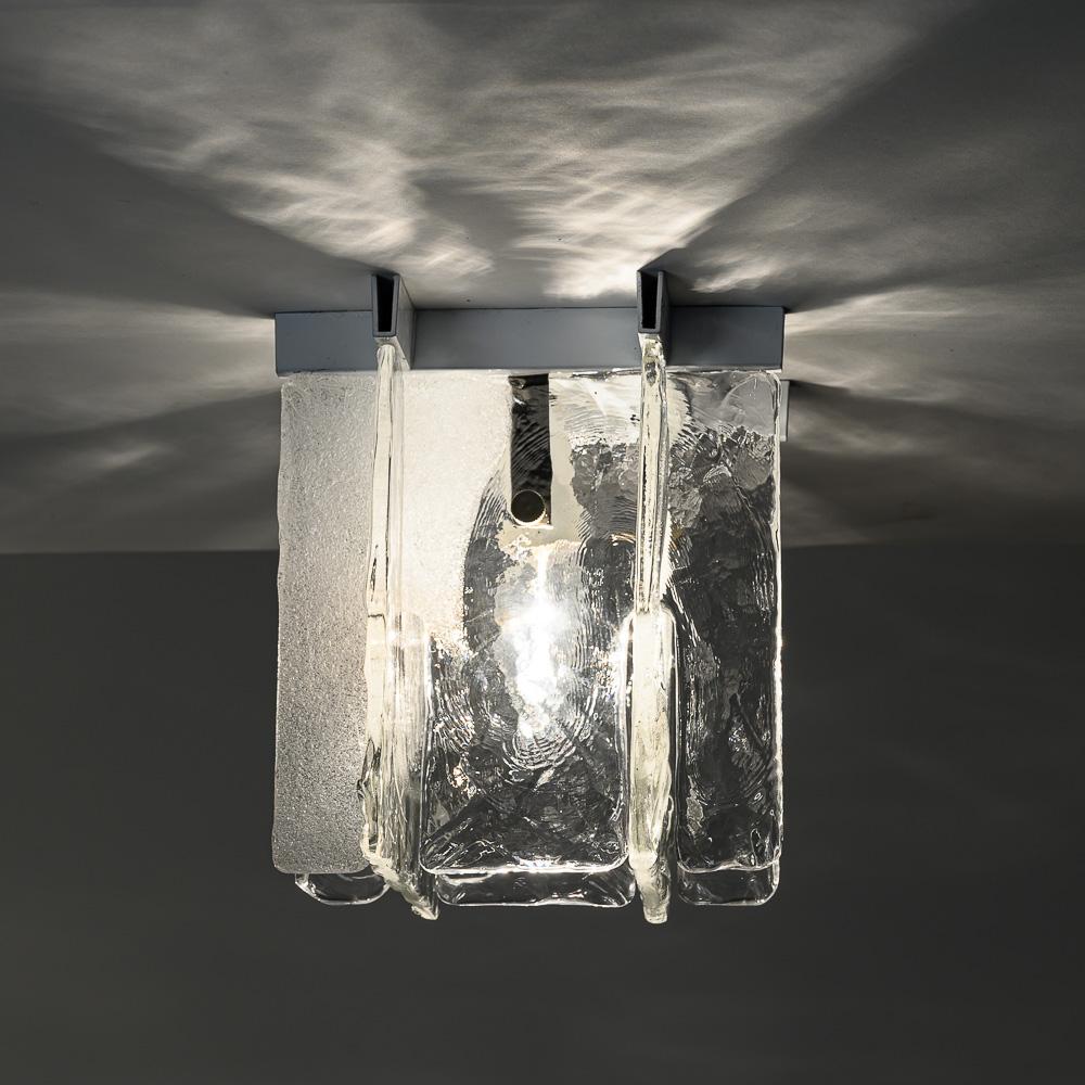 1960's Murano flushmount by Carlo Nason for Mazzega and/or Kalmar. For Sale 3