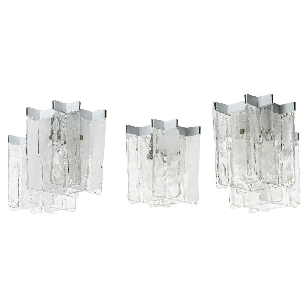 Plafonnier Murano des années 1960 par Carlo Nason pour Mazzega et/ou Kalmar