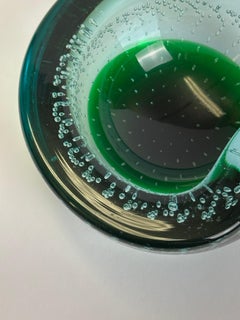 Ciotola in vetro di Murano del 1960 di Galliano Ferro, Sommerso & Bullicante