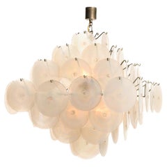 1960's Murano Glass chandelier by Carlo Nason for Mazzega