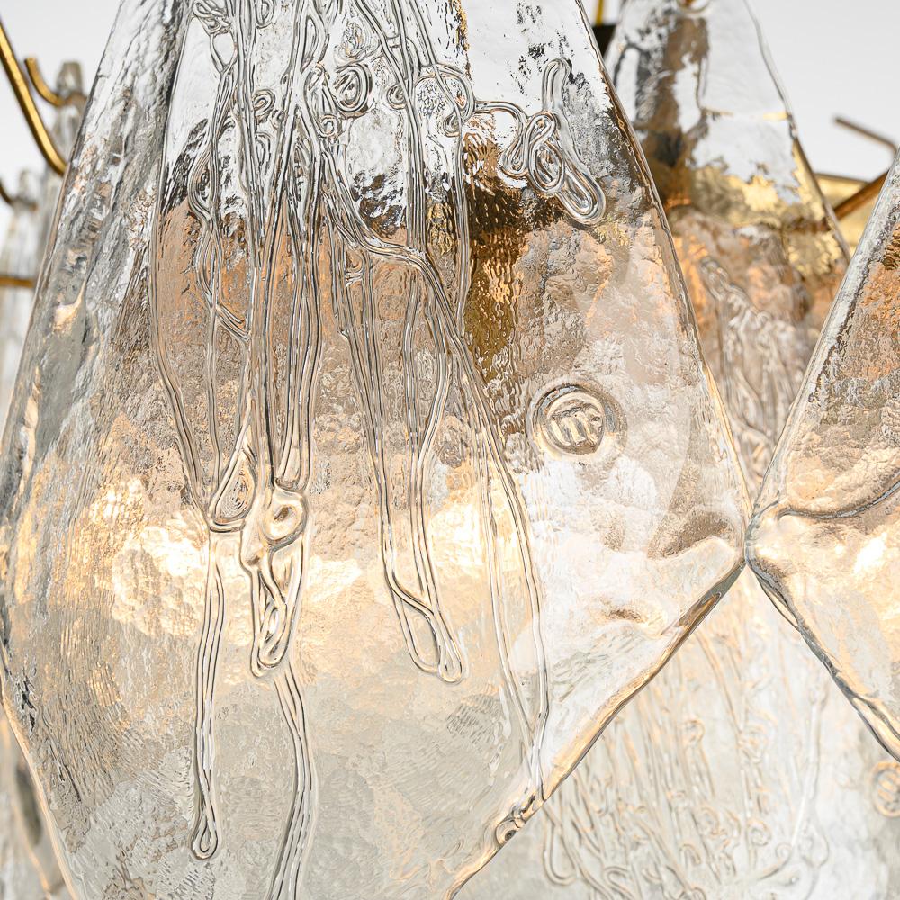 1960's Murano Glass Chandelier by  Mazzega in vendita 2