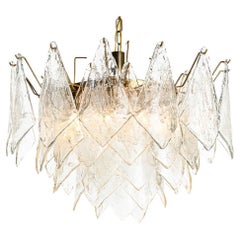 1960
s Murano Glass Chandelier by Mazzega